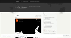 Desktop Screenshot of jordanfenster.wordpress.com