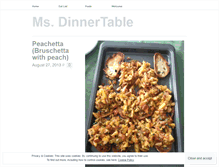 Tablet Screenshot of msdinnertable.wordpress.com