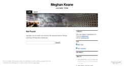Desktop Screenshot of meghankeane.wordpress.com