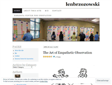 Tablet Screenshot of lenbrzozowski.wordpress.com