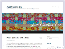 Tablet Screenshot of justcastingon.wordpress.com