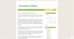 Desktop Screenshot of carlseapatch.wordpress.com