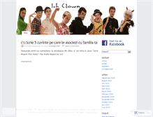 Tablet Screenshot of ichclown.wordpress.com