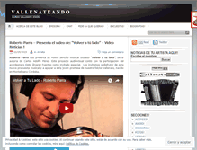 Tablet Screenshot of elvallenato.wordpress.com