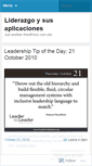 Mobile Screenshot of liderpr.wordpress.com