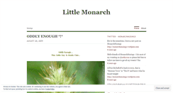 Desktop Screenshot of littlemonarch.wordpress.com