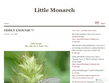 Tablet Screenshot of littlemonarch.wordpress.com