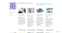 Desktop Screenshot of nextgenpkg.wordpress.com