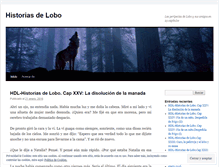 Tablet Screenshot of historiasdelobo.wordpress.com