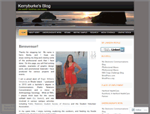 Tablet Screenshot of kerryburke.wordpress.com