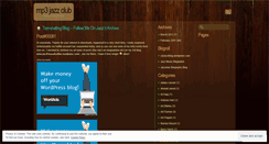 Desktop Screenshot of mp3jazzclub.wordpress.com