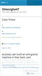 Mobile Screenshot of gheorghe47.wordpress.com