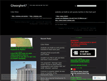 Tablet Screenshot of gheorghe47.wordpress.com