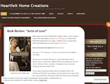 Tablet Screenshot of myheartfelthomecreations.wordpress.com