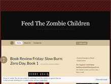 Tablet Screenshot of feedthezombiechildren.wordpress.com