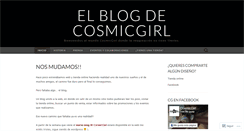 Desktop Screenshot of cosmicgirlblog.wordpress.com