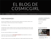 Tablet Screenshot of cosmicgirlblog.wordpress.com