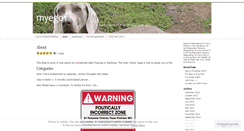 Desktop Screenshot of myego1.wordpress.com