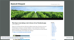 Desktop Screenshot of eastcottvineyard.wordpress.com