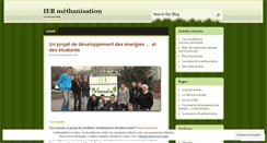 Desktop Screenshot of ier74methanisation.wordpress.com