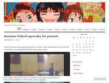 Tablet Screenshot of flutterbychildcarecenter.wordpress.com