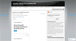 Desktop Screenshot of baptistnomad.wordpress.com