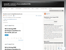 Tablet Screenshot of baptistnomad.wordpress.com