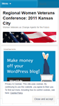Mobile Screenshot of kcwomenveterans.wordpress.com