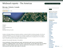 Tablet Screenshot of americaswikibeach.wordpress.com