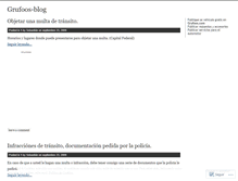 Tablet Screenshot of grufoos.wordpress.com