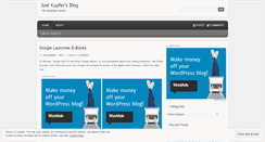 Desktop Screenshot of joelkupfer.wordpress.com