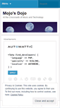 Mobile Screenshot of djmojodojo.wordpress.com
