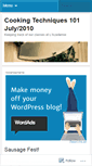 Mobile Screenshot of cookingtech101.wordpress.com