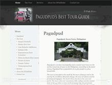 Tablet Screenshot of pagudpudbesttourguide.wordpress.com