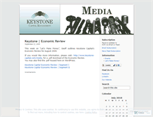 Tablet Screenshot of keystonecapital.wordpress.com