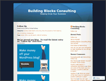 Tablet Screenshot of buildingblocksconsulting.wordpress.com