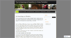 Desktop Screenshot of amesproject.wordpress.com