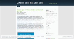 Desktop Screenshot of outdoorzelte.wordpress.com