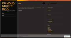 Desktop Screenshot of diamondnruff.wordpress.com