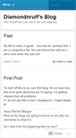 Mobile Screenshot of diamondnruff.wordpress.com