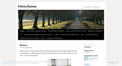 Desktop Screenshot of feliciadumas.wordpress.com
