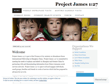 Tablet Screenshot of projectjames127.wordpress.com