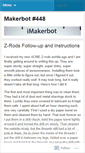 Mobile Screenshot of makerbot448.wordpress.com