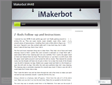 Tablet Screenshot of makerbot448.wordpress.com