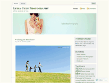 Tablet Screenshot of lydiachenphotography.wordpress.com