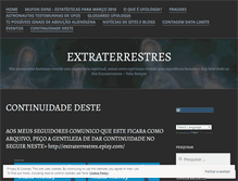 Tablet Screenshot of extraterrestresmyblog.wordpress.com
