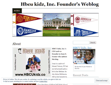 Tablet Screenshot of hbcukidz.wordpress.com