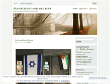 Tablet Screenshot of janiek.wordpress.com
