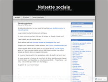 Tablet Screenshot of noisettesociale.wordpress.com