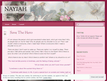 Tablet Screenshot of nayiah.wordpress.com